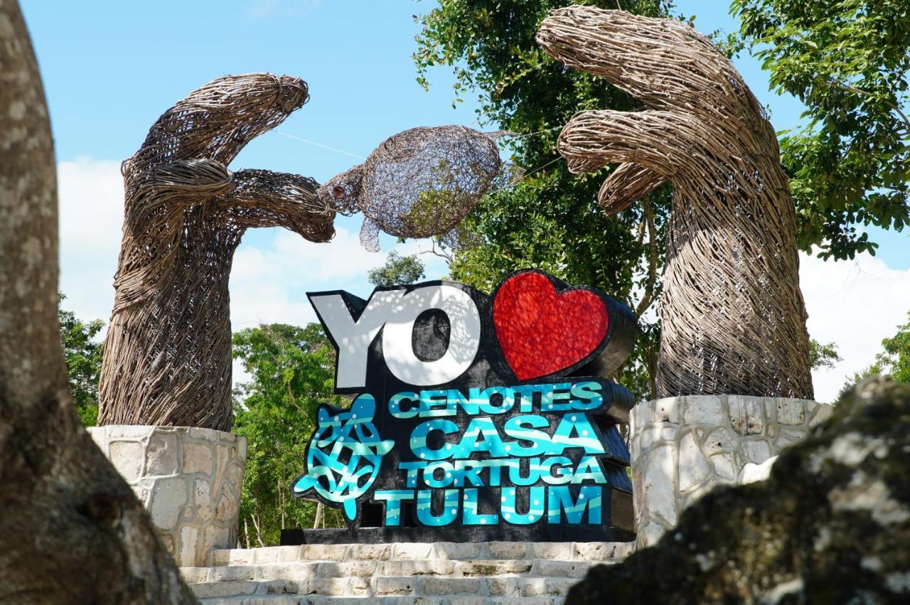 Hotel Casa Tortuga Tulum - Cenotes Park Inclusive Exterior foto