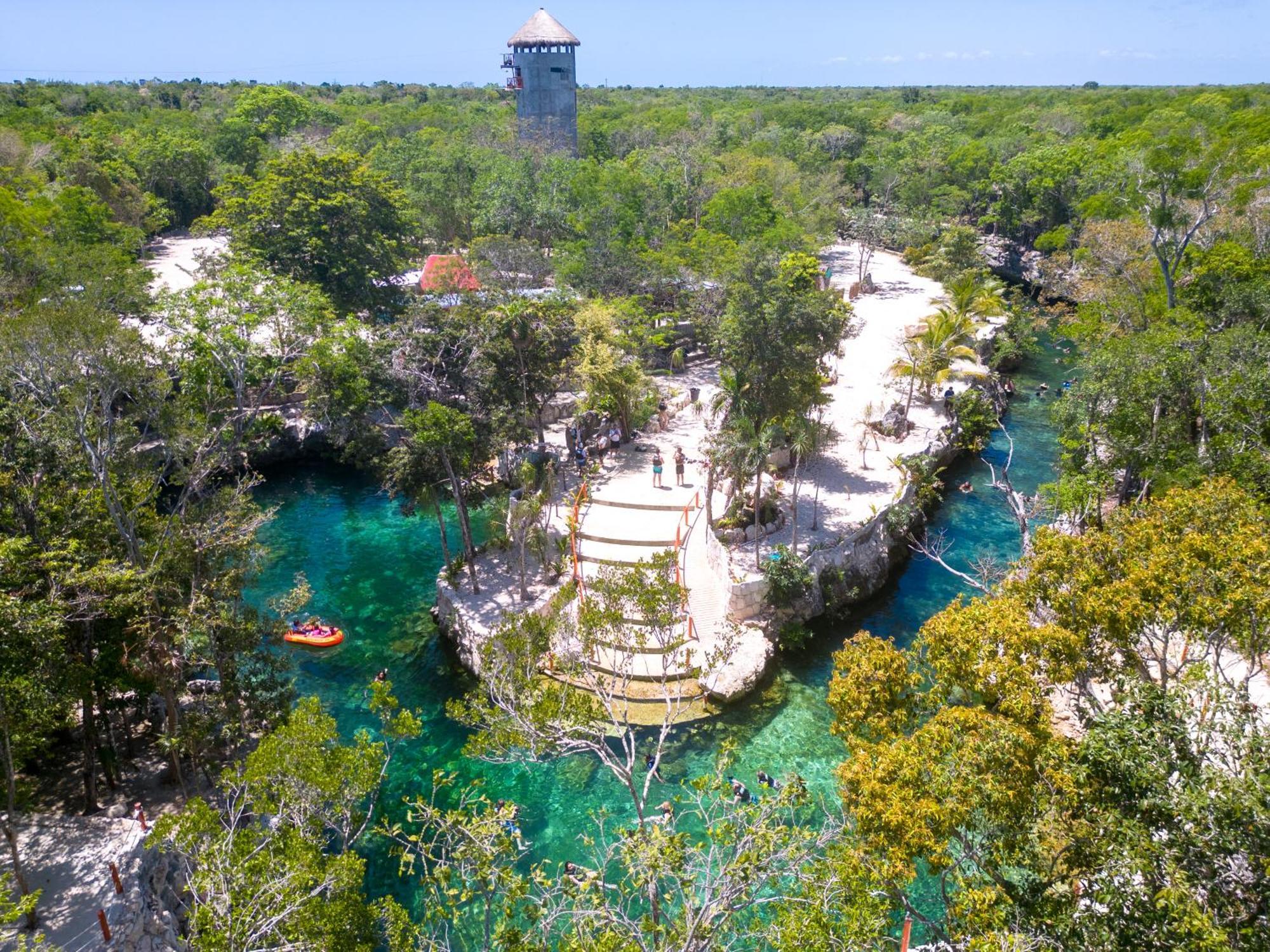 Hotel Casa Tortuga Tulum - Cenotes Park Inclusive Exterior foto Cenote