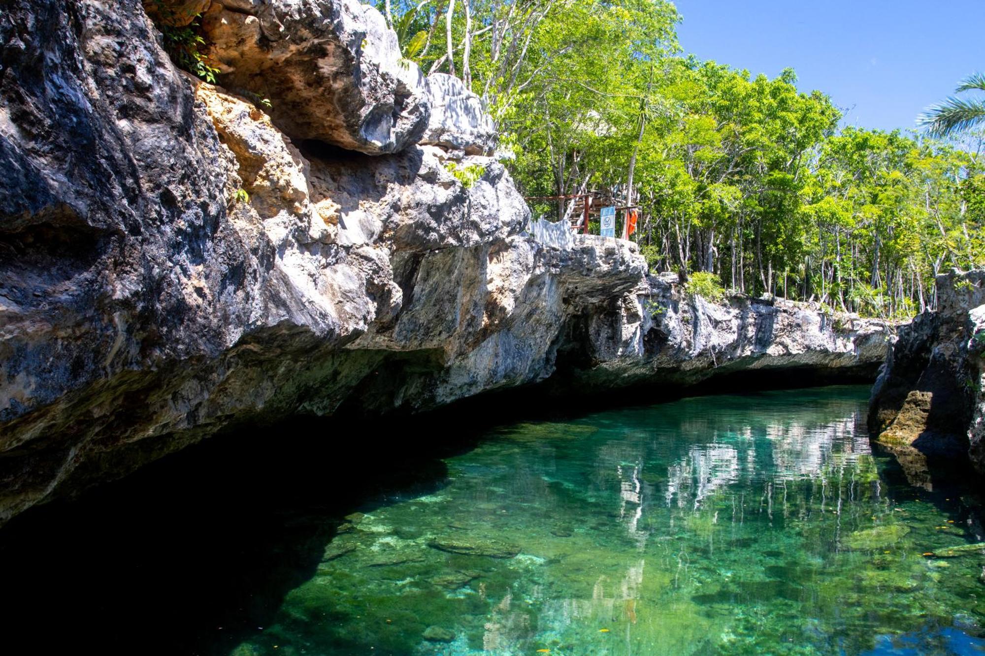 Hotel Casa Tortuga Tulum - Cenotes Park Inclusive Exterior foto Cenote